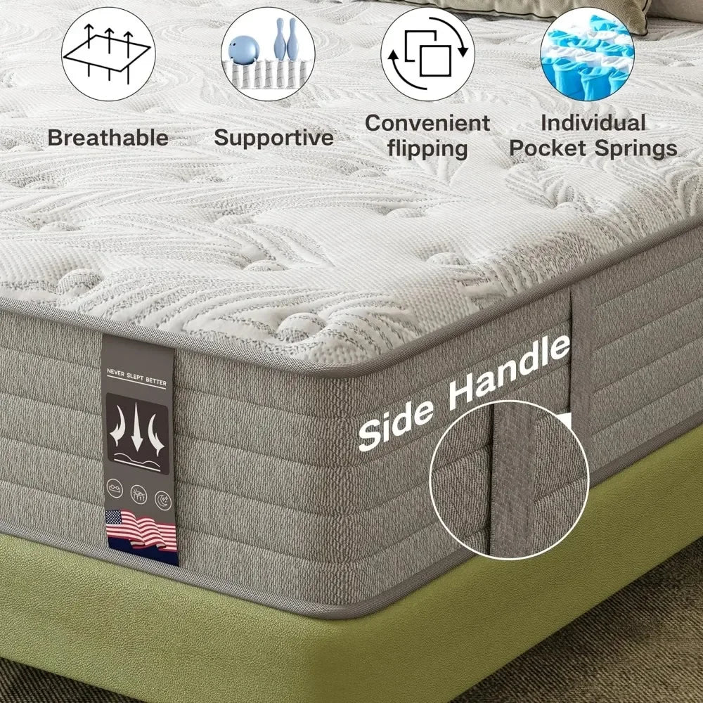 Full Size Mattress 12 Inch , Gel Memory Foam Mattres