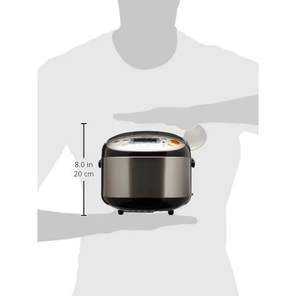Rice Cooker & Warmer 3-Cups (uncooked) Stainless