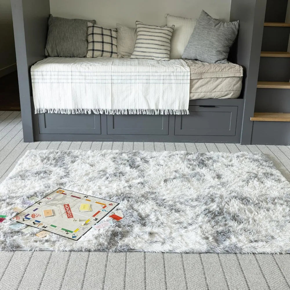 Rugs 9x12 Grey White Bedroom Carpet,