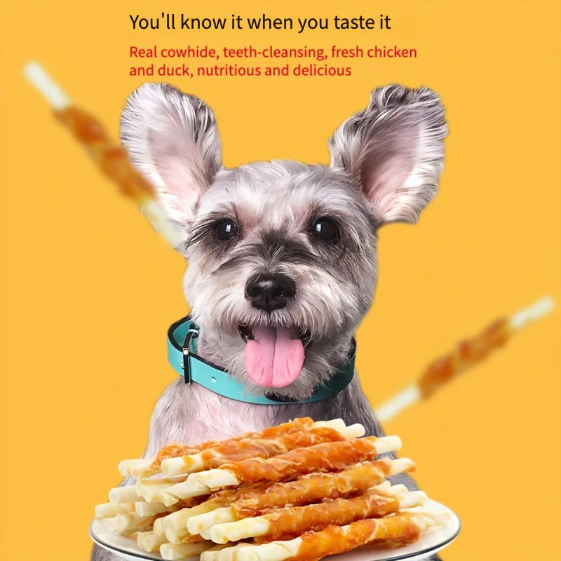 (3.53oz/14.11oz) Chicken Wrapped Sticks, Dog Treats