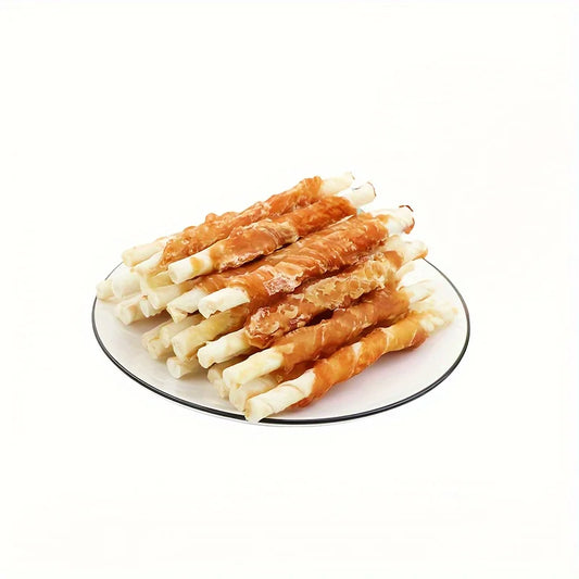 (3.53oz/14.11oz) Chicken Wrapped Sticks, Dog Treats