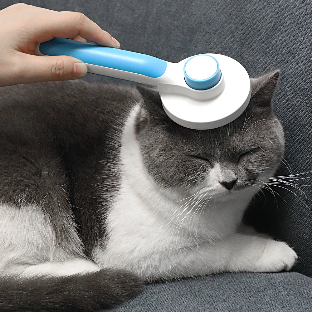 MASBRILL Cat Comb Removes Hairs Soft Massaging