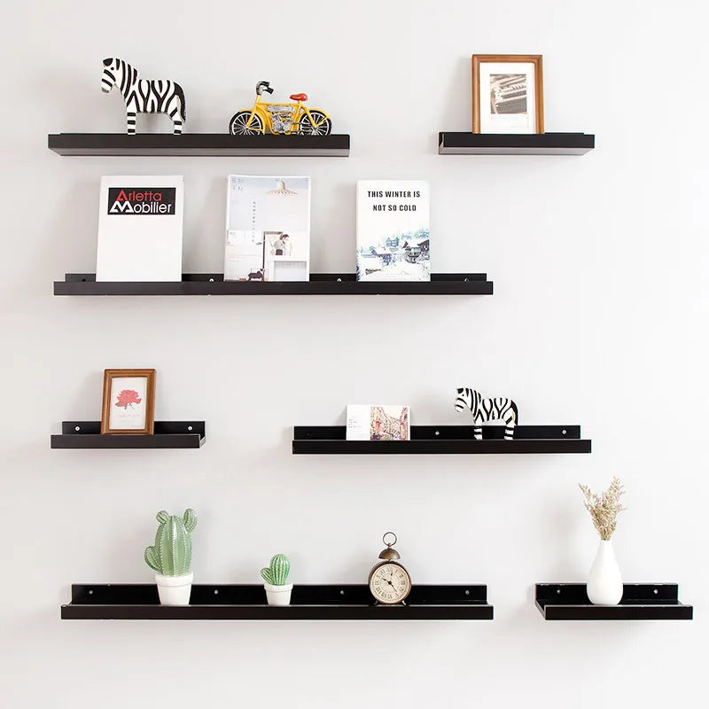 Nordic Style Bamboo Storage Rack, Hanging Wall