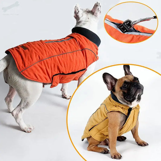 Winter Dog Clothes French Bulldog Warm Jacket