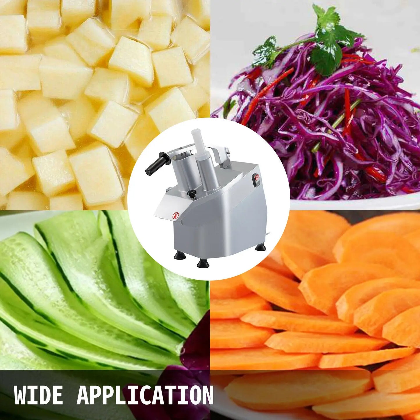 Electric Vegetable Cutter Slicer Chopper Shredder Grinder