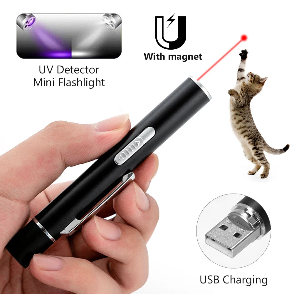 3 In 1 Laser Pointer Pattern  Flashlight