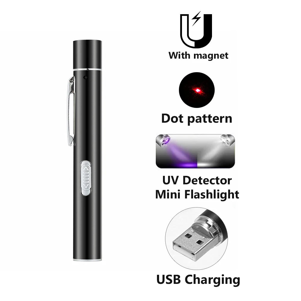 3 In 1 Laser Pointer Pattern  Flashlight