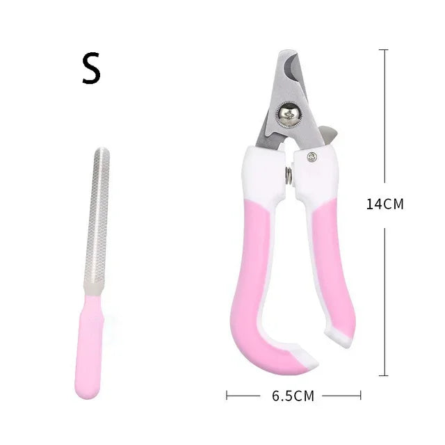 Cat Stainless Steel Claw Clippers File Scissors