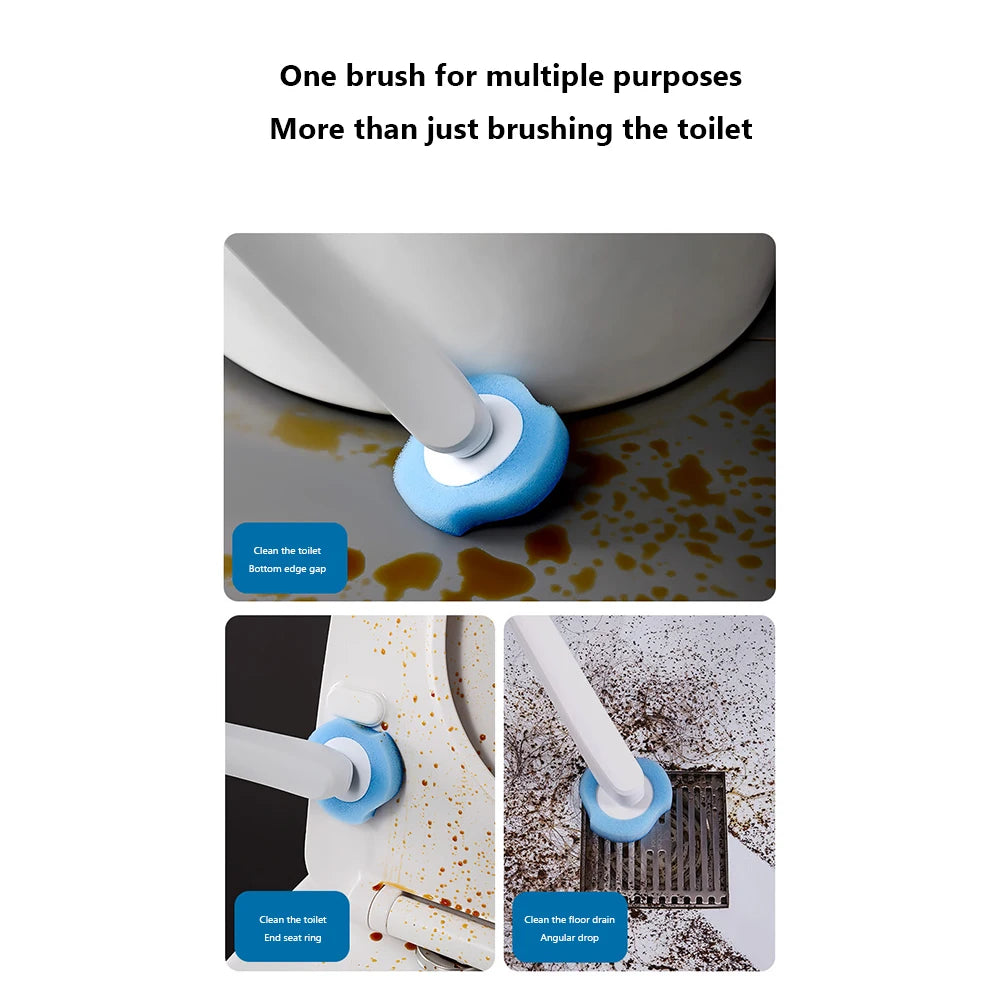 32PCS Disposable Toilet Bowl Brush Long Handle