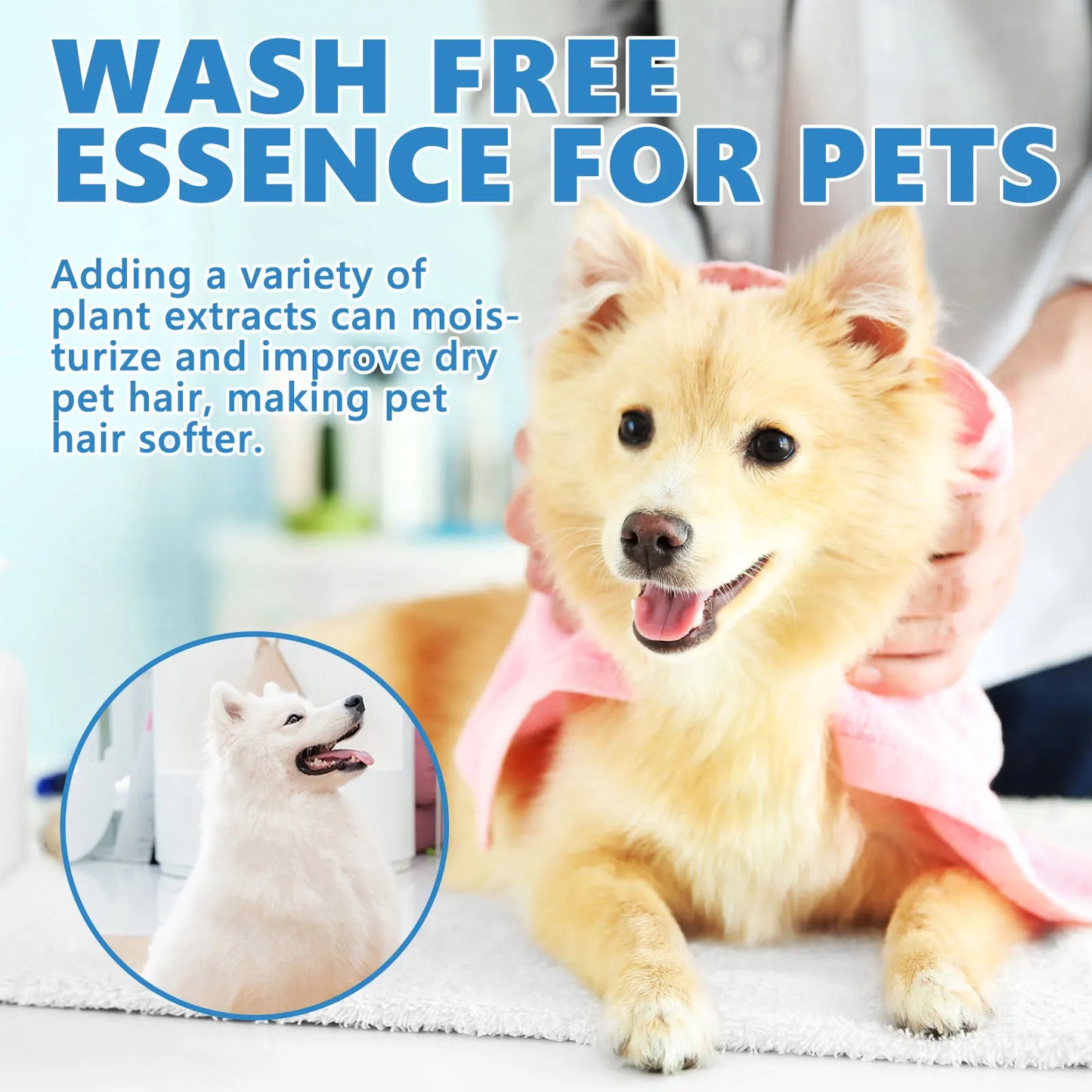 Dog Body Wash Hair Softening Removing Mites