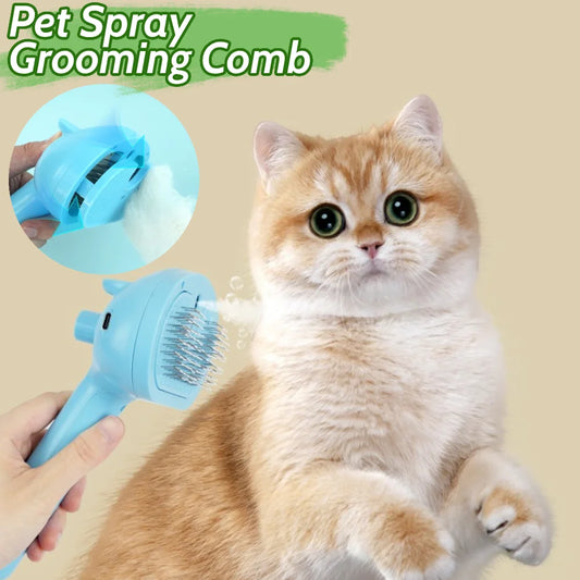 Spray Cat Hair Brush for Detangling Comb