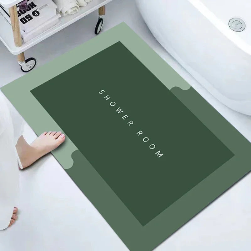 Super Absorbent Non-slip Bathroom Mat Diatomaceous