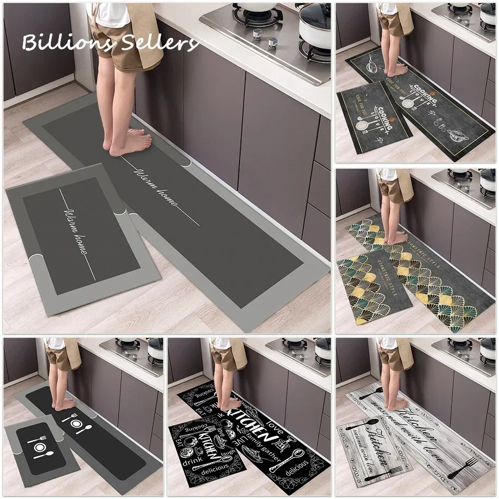 Kitchen Mat Bathroom Carpet Floor Mat Washable