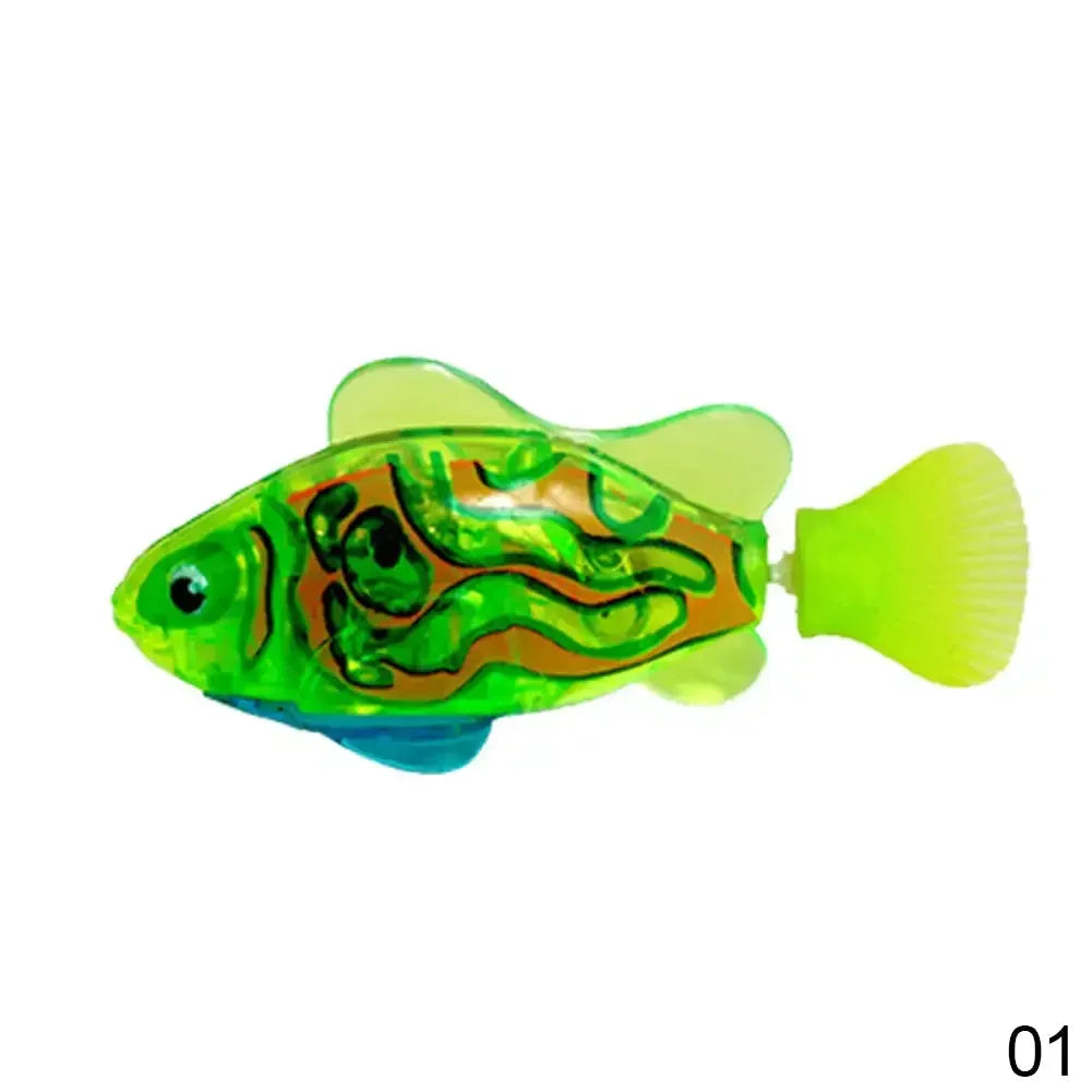 Cat Interactive Electric Fish Toy LED Light