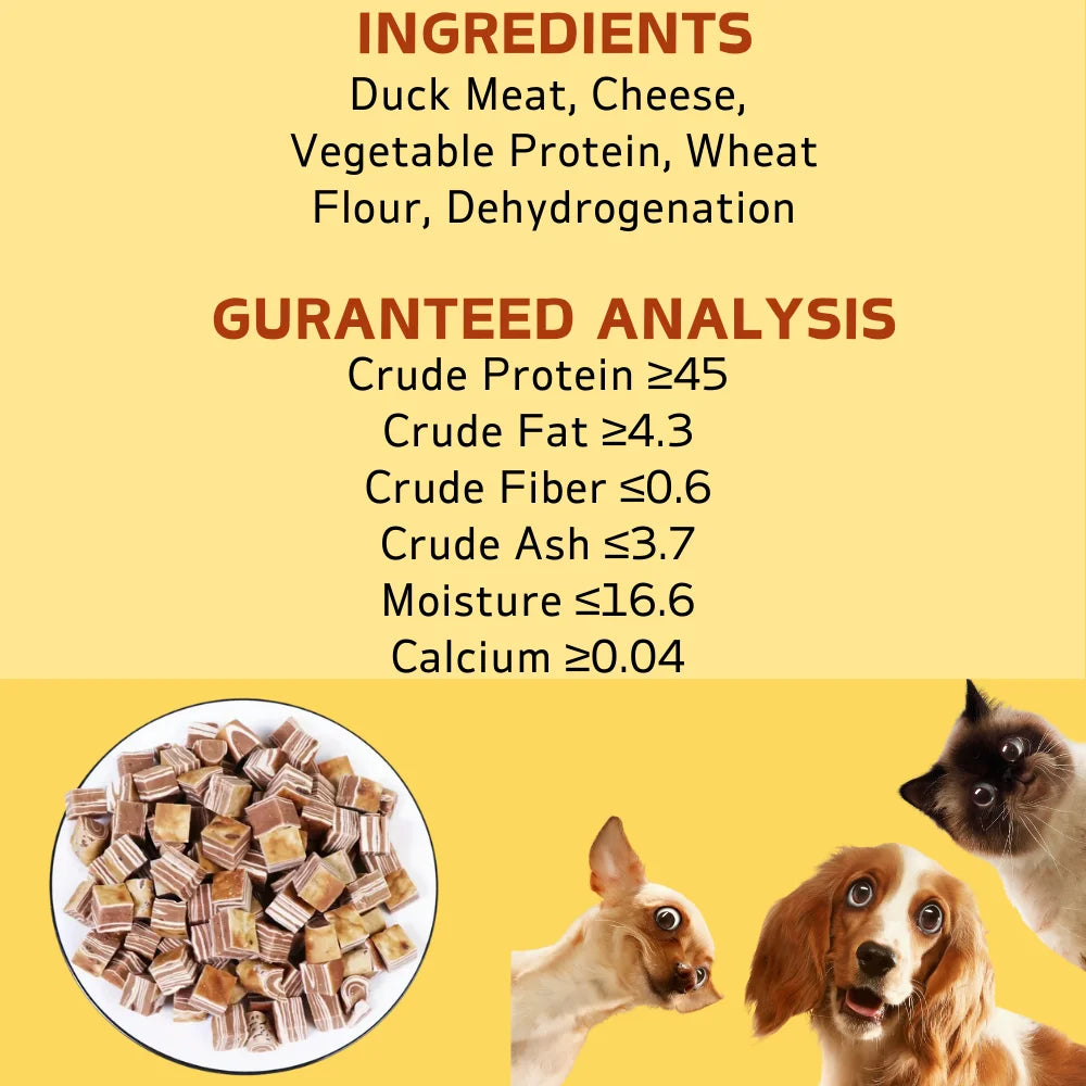 3.53oz Beef Meat Cubes Dog Treats Healthy