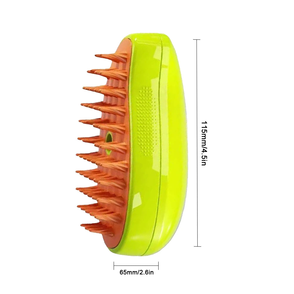 3 In 1 Cat Steamy Brush Grooming Comb Cleaning