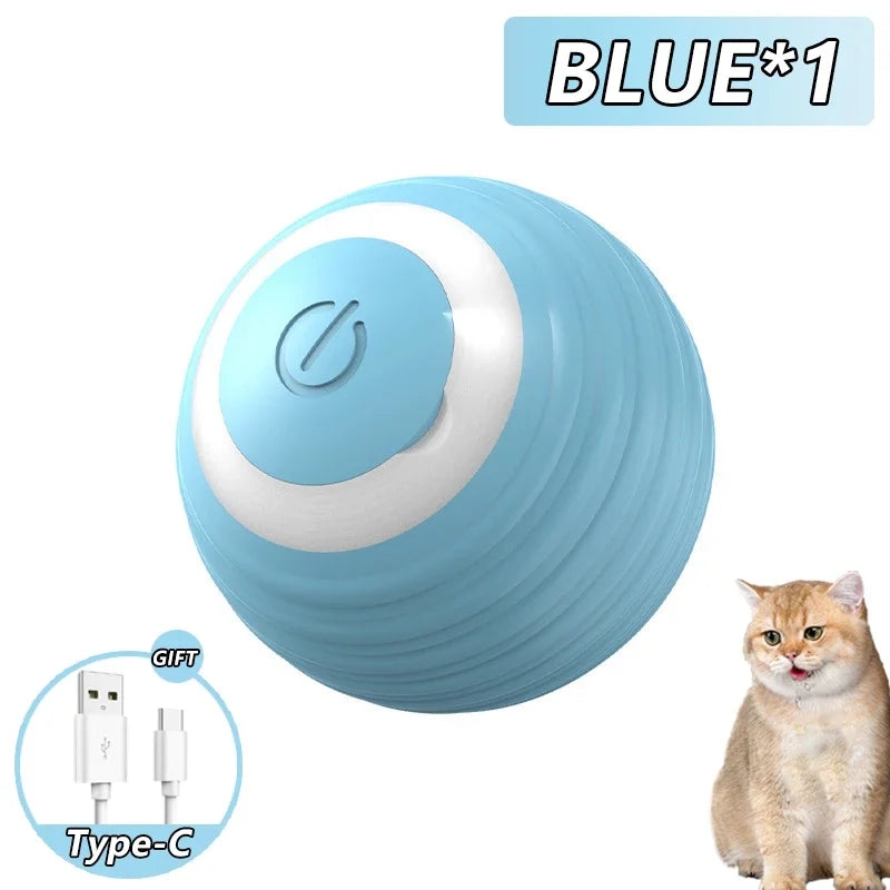 Ball Cat Toys  Automatic  Rolling Magic Ball