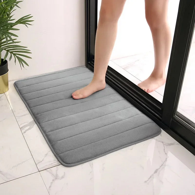 Super Absorbent Bath Mat Shower Rug Foam