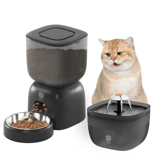 Automatic Pet Feeder Water Dispenser Set Timer