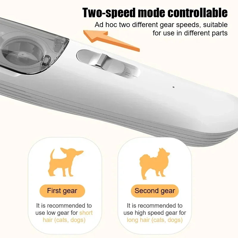 Dog Hair Clipper Paw Fur Grooming Vacuum