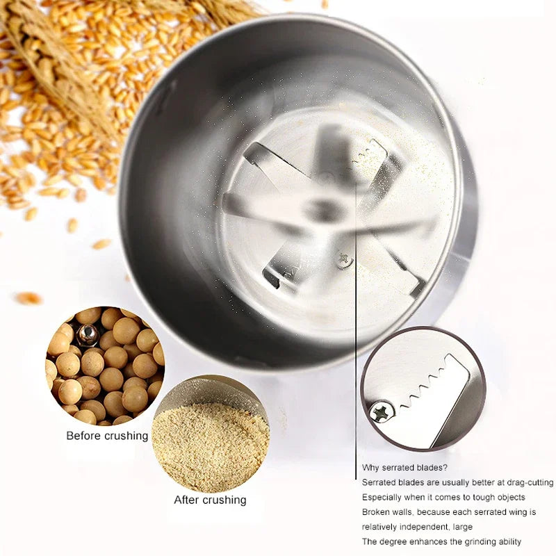 Electric Coffee Grinder Nuts Beans Spices Grains