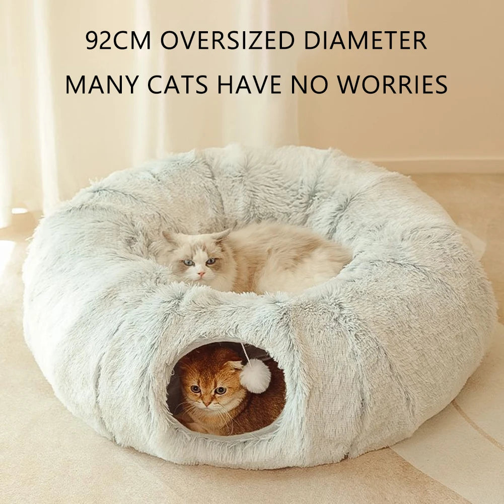 Winter Warm Cat House Soft Foldable