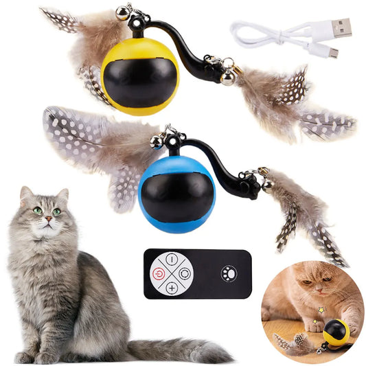 Automatic Rolling Ball with Feather Tails And Sound