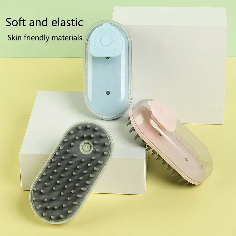 Dog Bath Brush Soothe Massage  Shampoo Dispenser