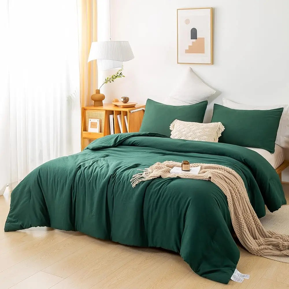Soft Reversible Comforter Sets Microfiber Skin-friendly