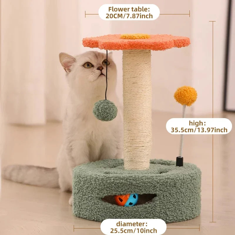 Cat Climbing Frame Teasing Toys Scratching Board