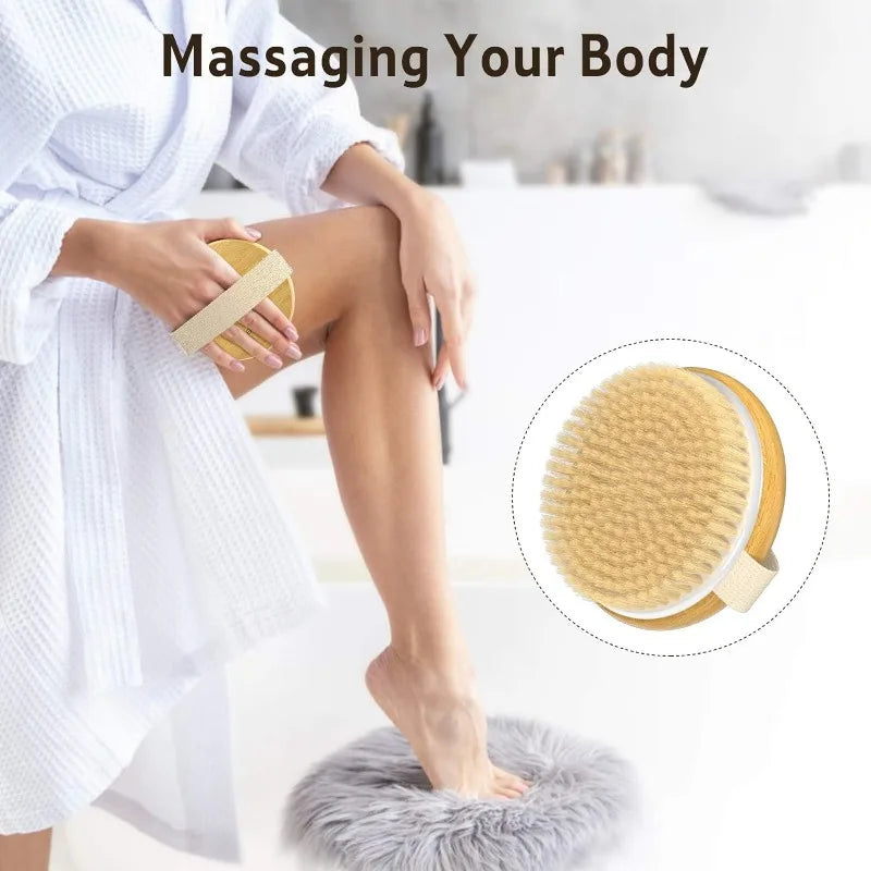 Shower Brush Wet Dry Brushing, Dr Cellulite