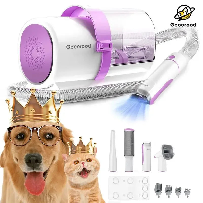 Dog Grooming  Vacuum,  2.5L Kit Suction Hair