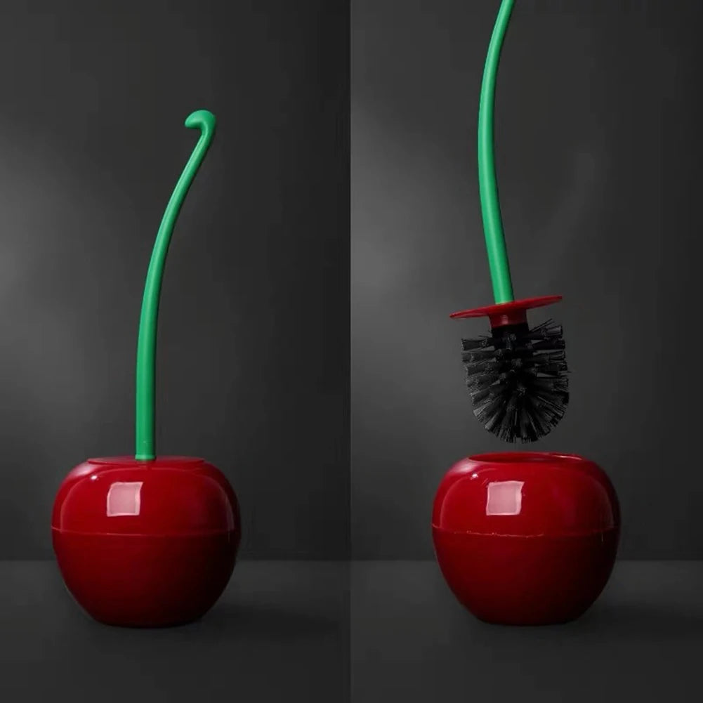 Creative Toilet Brush Cherry Shaped Cleaning Tool