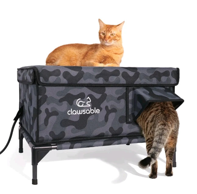 100% Waterproof, Fully Insulated Outdoor Cat Shelter