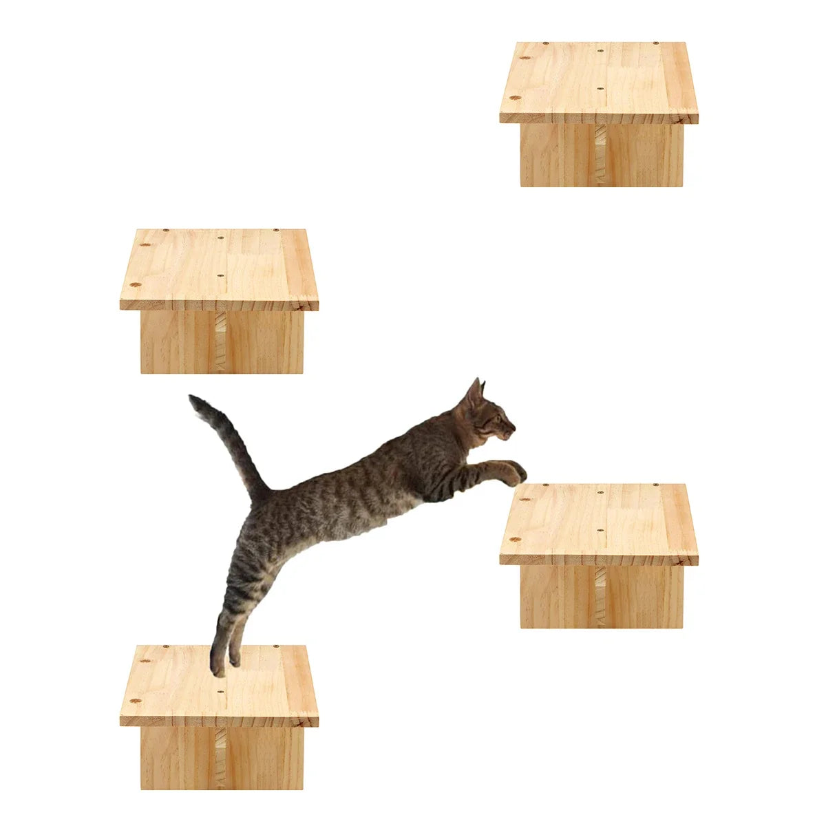 Cat Wall Mounted Climbing Shelves Scratching Post