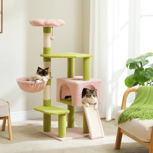 Cat Tree Multi-Level Covered Scratching Posts