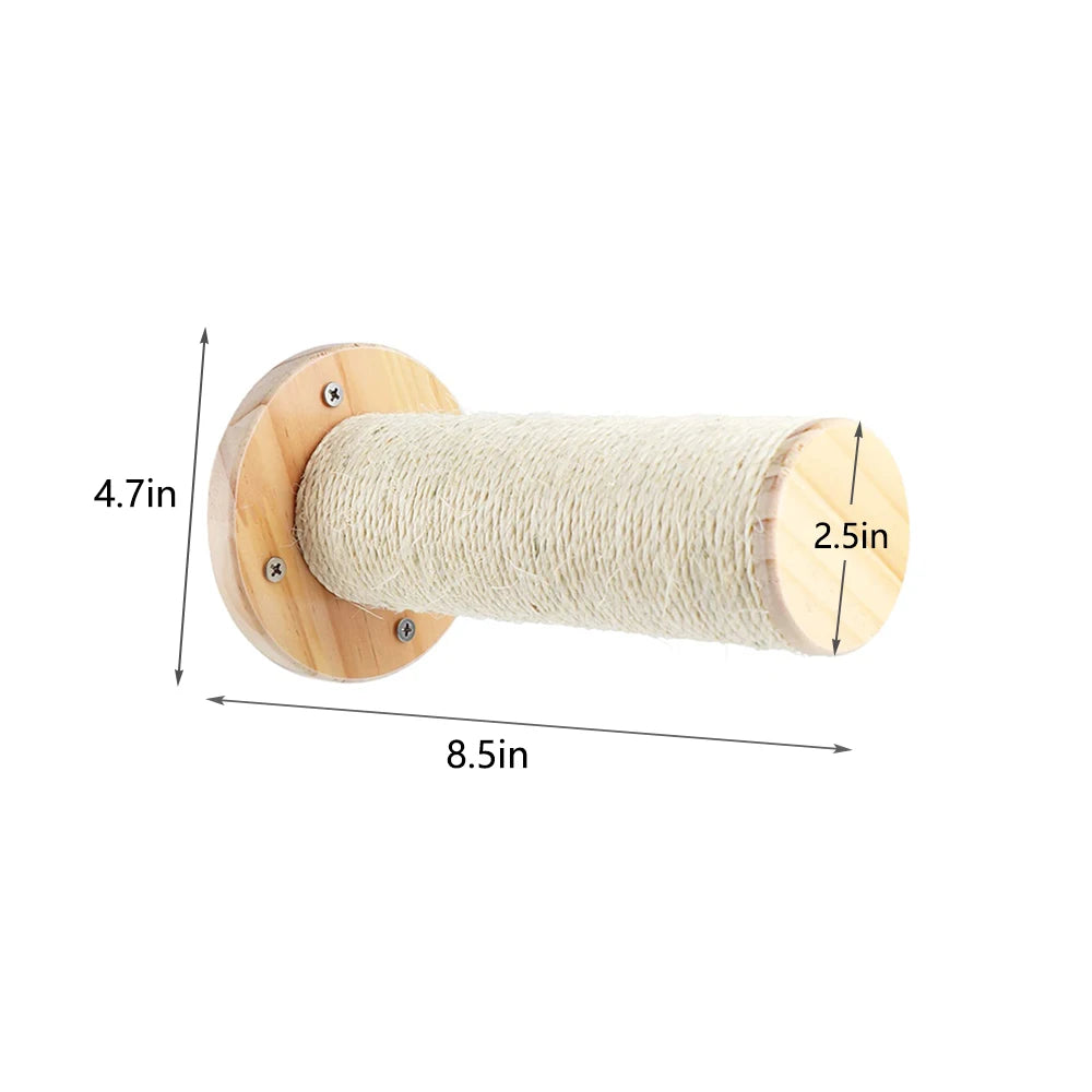 Cat Wall Mounted Four Step Scratching Post