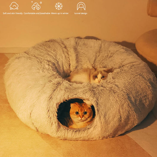 Winter Warm Cat House Soft Foldable