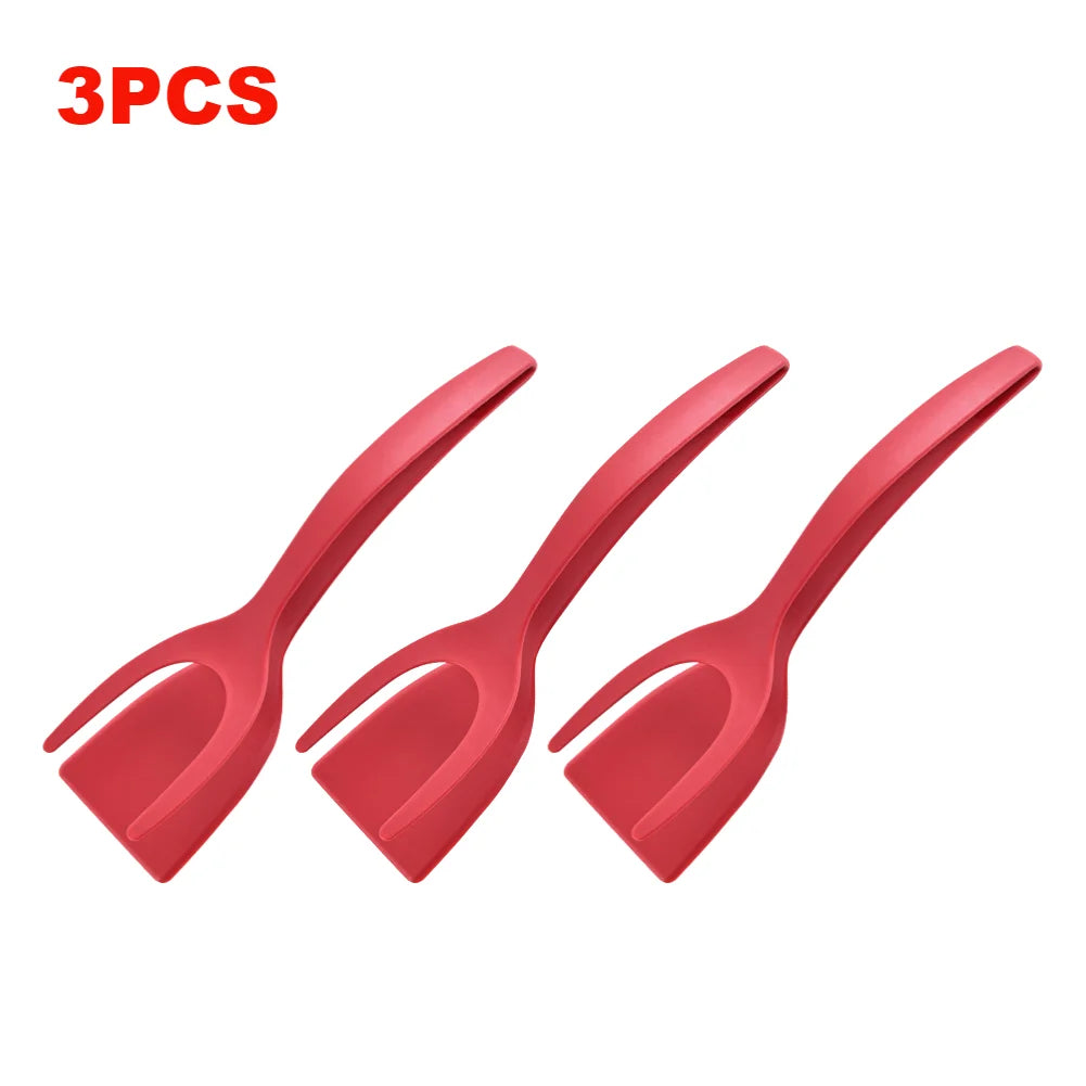 Flip Spatula Tongs Non Stick Cooking Utensil