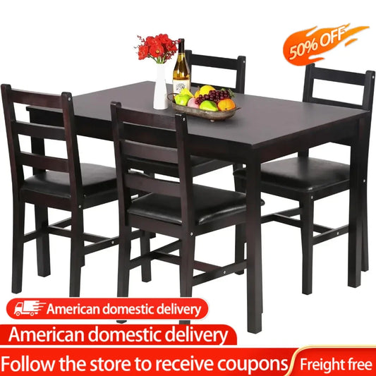Kitchen Table and Chairs for 4 for Small Spaces
