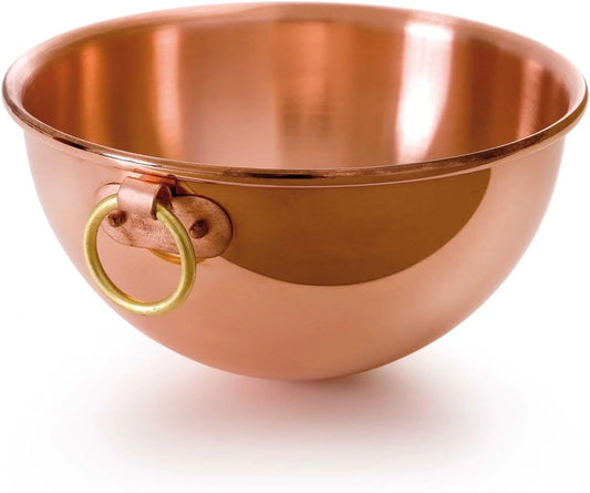 Copper Egg White Beating Mixing Bowl 5-qt