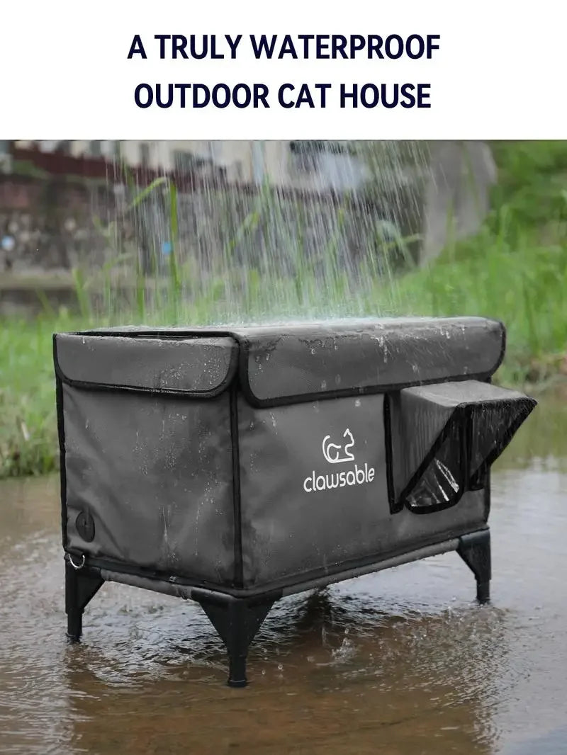 100% Waterproof, Fully Insulated Outdoor Cat Shelter