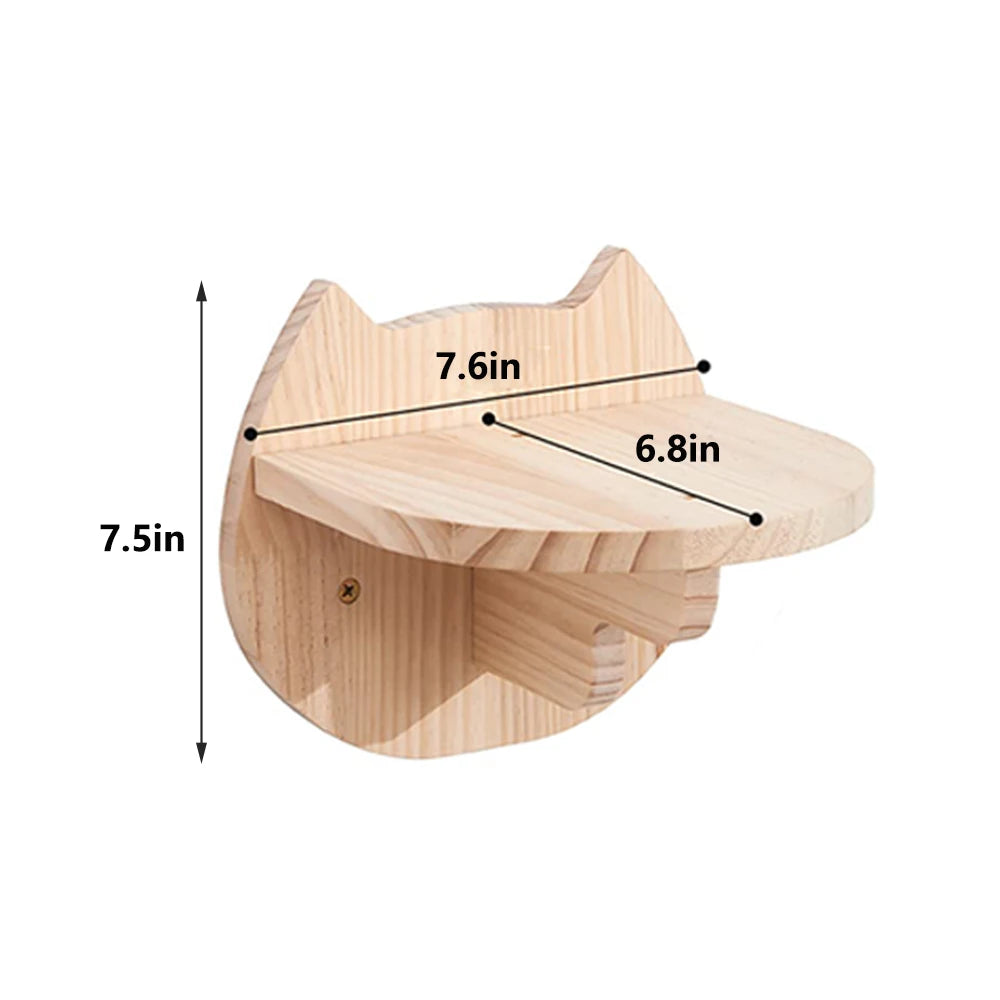 Cat Wall Mounted Four Step Scratching Post