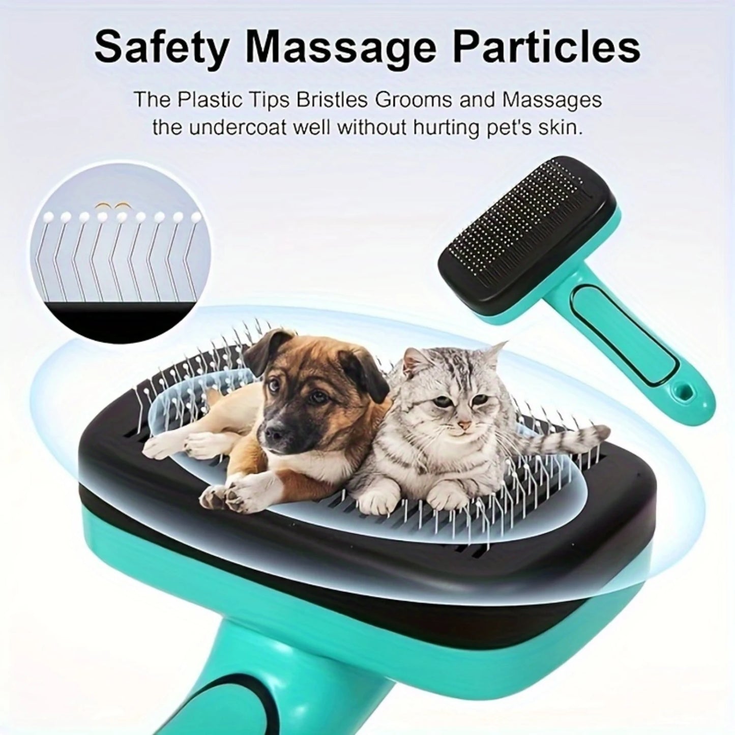 Dog Grooming Self Cleaning Slicker Brush Shedding