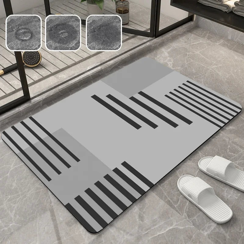 Bath Mats Nonslip Bathroom Foot Mats Absorbent