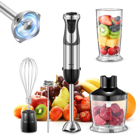 Hand Blender 1000W, 5-in-1 Electric Stick Blender