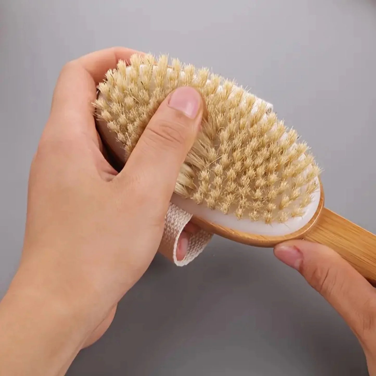 Wood Bristle Shower Brush Premium Quality