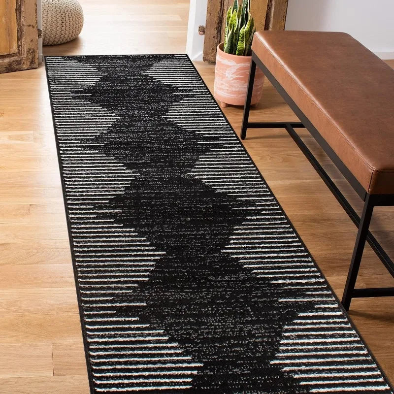 Stain Resistant High Traffic Kitchen Runner Rug 2'x7'