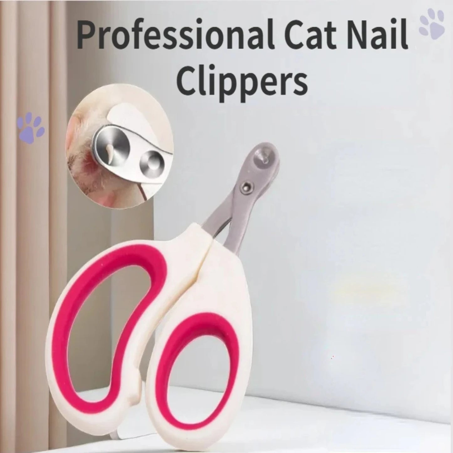 Professional Cat Nail Scissors Claw Trimmer Supplies