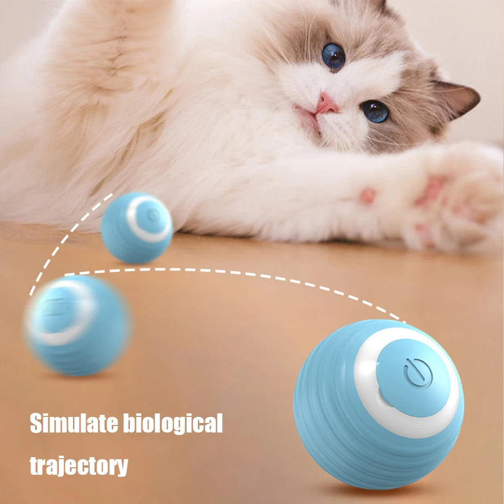 Cat Toy Lights Automatic Bouncing Rolling Ball